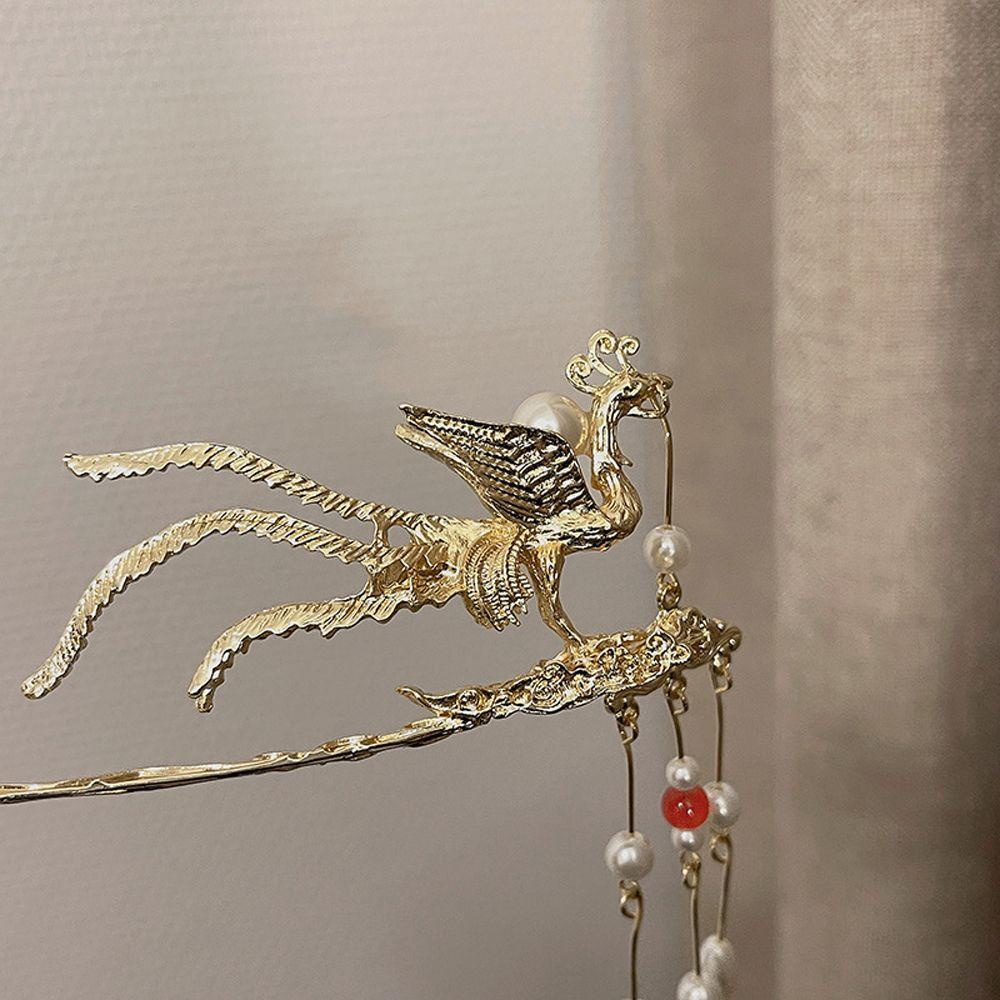 Trâm Cài Tóc Hình Chim Phượng Hoàng Phong Cách Trung Hoa Cổ Điển