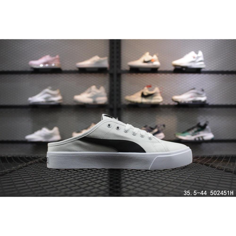 Hàng Có Sẵn Giày Lười Nam Puma Bari Mule Vải Bố Giản Dị 💞 ⛸️