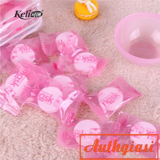 Combo 20 Viên mặt nạ nén đắp mặt Keli Silk siêu mềm gói