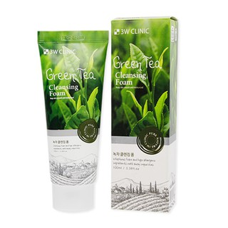 Sữa rửa mặt trà xanh NEW Green Tea Foam Cleansing 3W Clinic 100ml