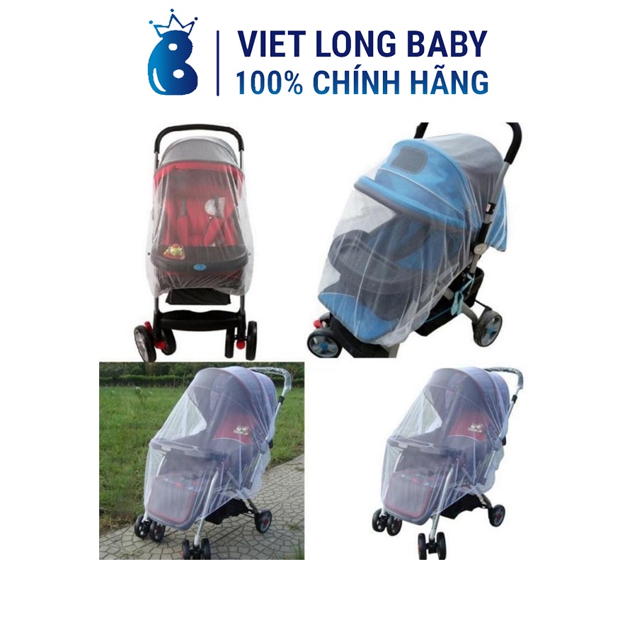 Màn che chống muỗi cho xe đẩy, ghế rung, nôi rung - Tiện dụng cho bé