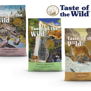 Hạt cao cấp Taste of the Wild cho mèo 6.6kg - Cá hồi vân & cá hồi xông khói/ Nai nướng & cá hồi/ Chim cút & vịt nướng
