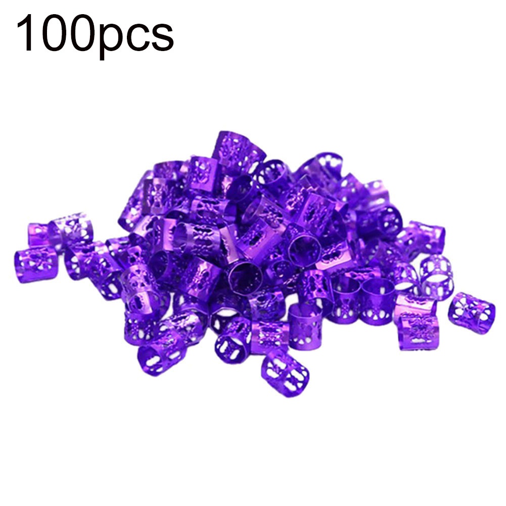 Set 100 Kẹp Tết Tóc Dreadlock Tùy Chỉnh Tiện Dụng