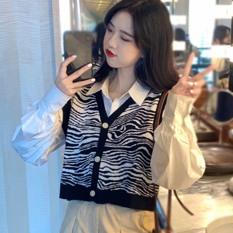 Áo Khoác Cardigan Dệt Kim Thiết Kế Cổ Chữ V Thanh Lịch Dành Cho Nữ