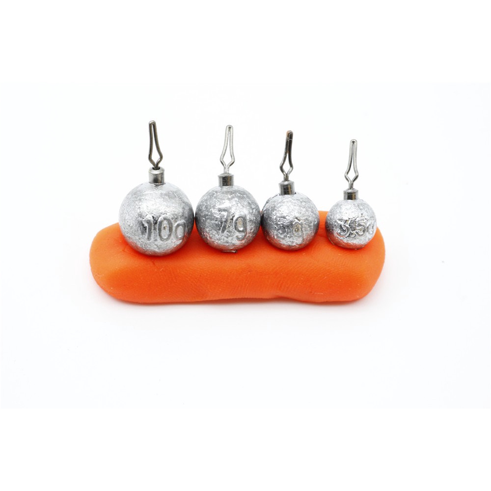 Set 5 Chì Câu Cá Xoay 360 Độ 3.5g 5g 7g 10g