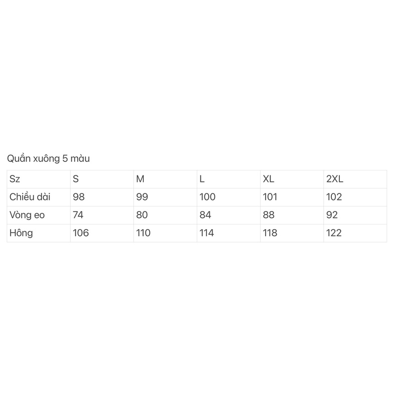 Quần Bò ống xuông 5 màu | BigBuy360 - bigbuy360.vn
