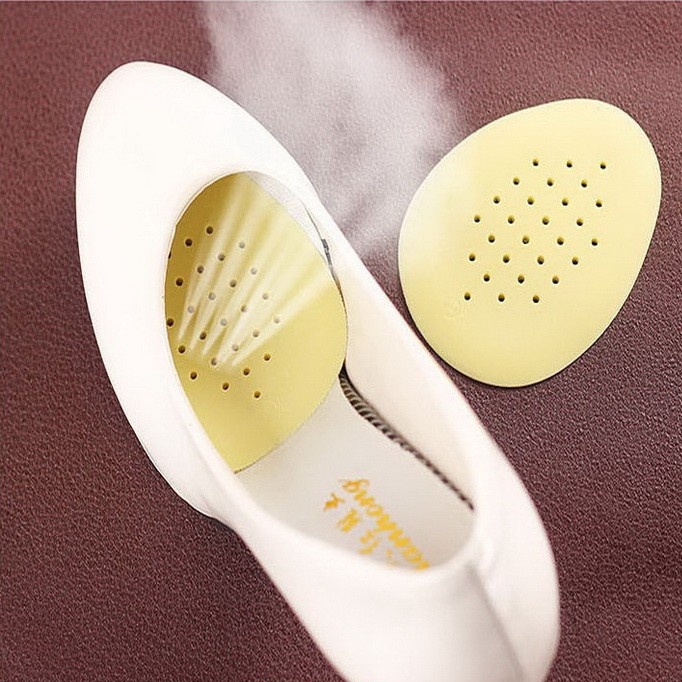 2 miếng lót giày silicon chống trầy gót, tuột gót loại vỏ hồng (LGH03)