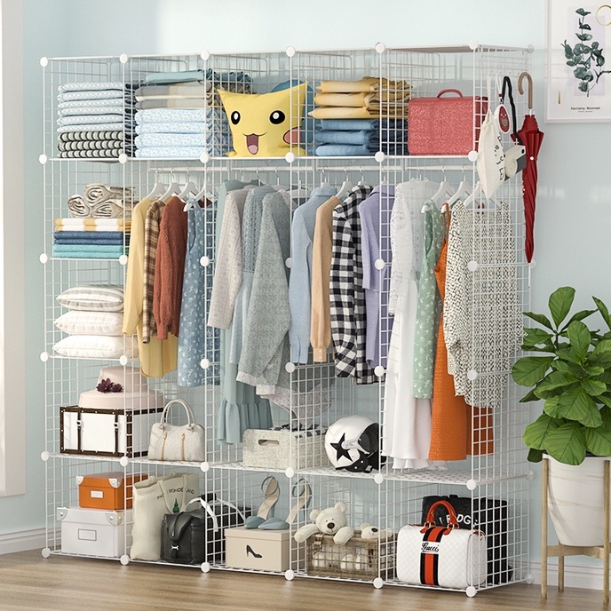 Tủ Ghép Tấm Lưới Đa Năng, Tấm Lưới Ghép Tủ Decor Trang Trí Đang Năng