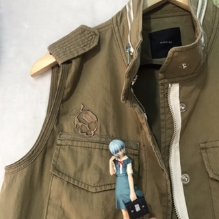 Áo jacket kaki Jack&Jill Hàn xịn