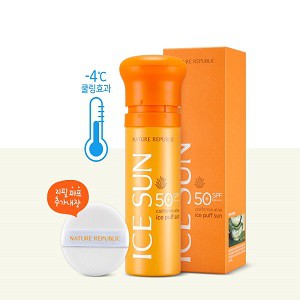 KEM CHỐNG NẮNG NATURE REPUBLIC ICE PUFF SUN SPF50+/PA+++