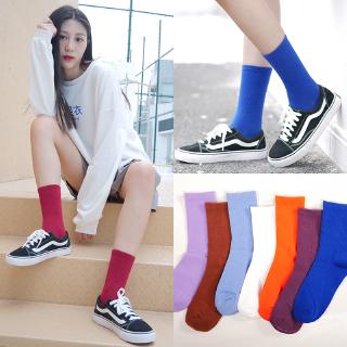 Vớ Cotton Thể Thao Màu Sắc Ngọt Ngào