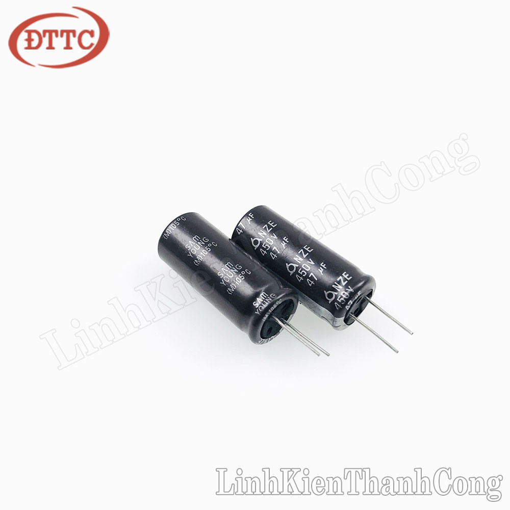 Tụ SAMYOUNG 47uF 450V (13x30mm)