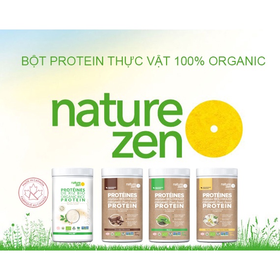 NATURE ZEN - BỘT PROTEIN THỰC VẬT HỮU CƠ - VỊ VANI (454G)