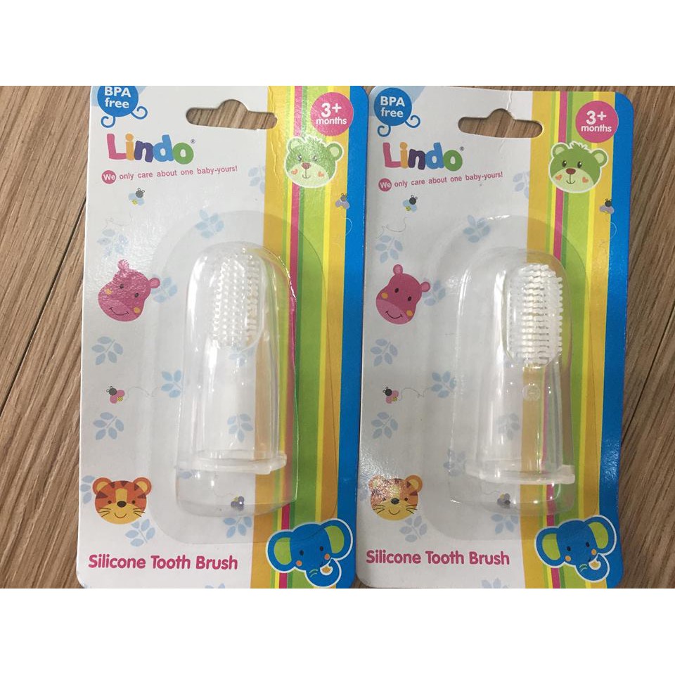 BÀN CHẢI NƯỚU XỎ NGÓN SILICONE LINDO THÁI LAN