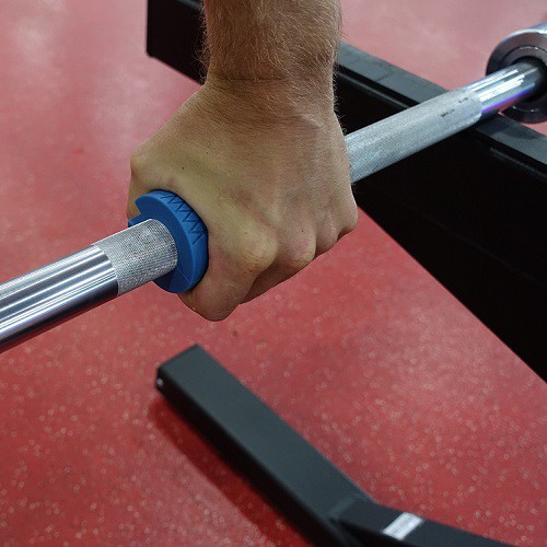 Tay nắm cao su Fat Gripz tập GYM màu xanh