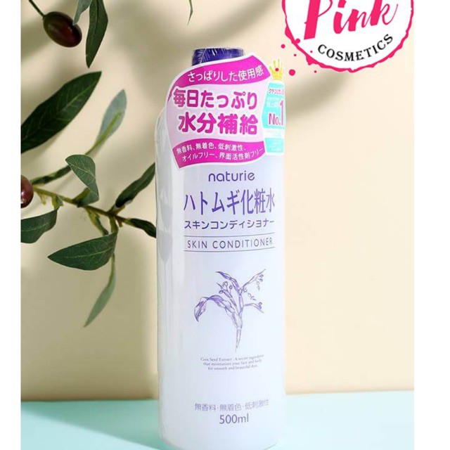Nước hoa hồng ý dĩ Naturie Hatomugi Skin Conditioner Nhật 500ml
