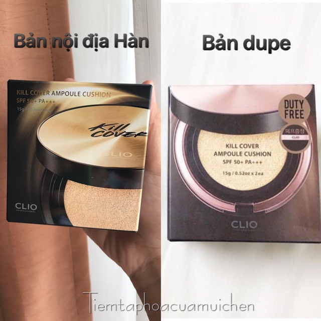 [Phiên Bản Nội Địa Hàn] Phấn Nước “Căng Bóng” CLIO Kill COVER AMPOULE CUSHION SPF 50+ PA+++ | BigBuy360 - bigbuy360.vn