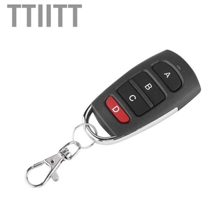 Ttiitt 433MHz Red D Four Buttons RF Wireless Transmitter Learning Remote Controller