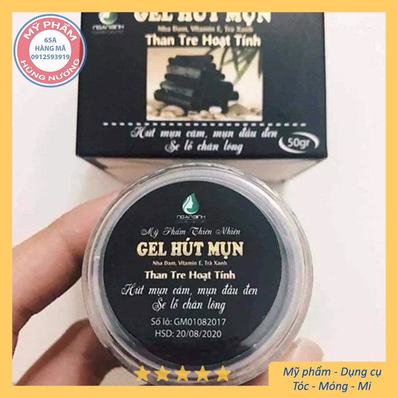 Gel hút mụn than tre hoạt tính