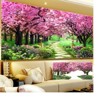 Tranh đính đá con đường tình yêu đẹp