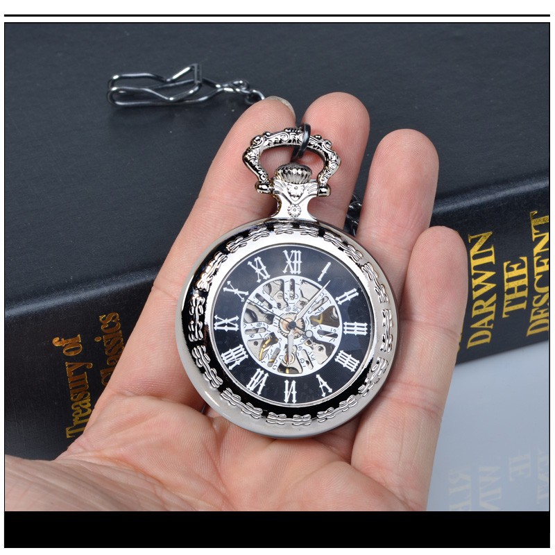 Đồng hồ cơ bỏ túi anime Touhou Wiki Gensokyo Sakuya hai chiều phong cách retro thời trang