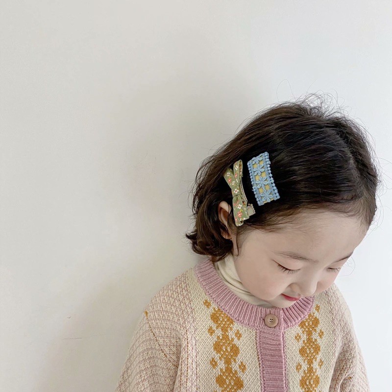 Set kẹp nơ ren cho bé (cực xinh)