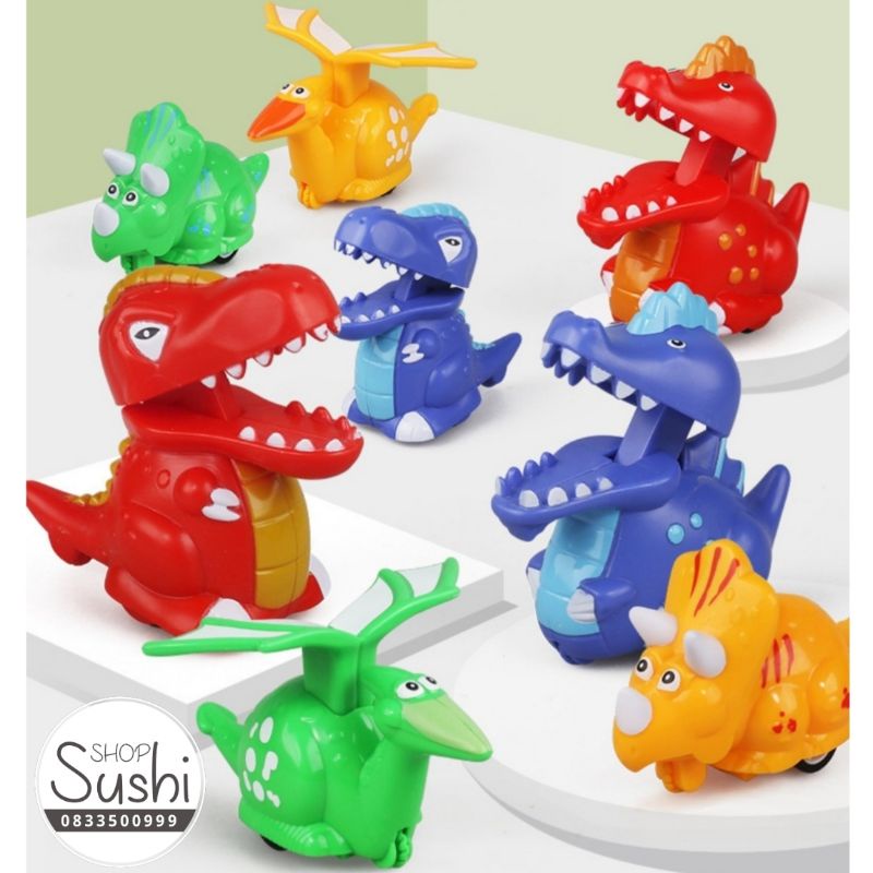 Khủng long chạy cót, xe ô tô cót đồ chơi