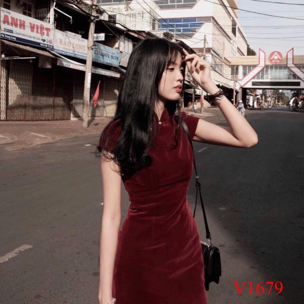 SƯỜN XÁM CÁCH TÂN NHUNG ĐỎ ĐÔ - HOT HIT MẶC TẾT CỰC ĐẸP | BigBuy360 - bigbuy360.vn