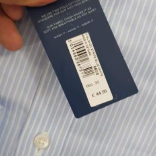 Sơ mi TM LEWIN XANH NHẠT
