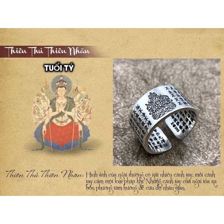 Phật bản mệnh Thiên Thủ Thiên Nhãn - Tuổi Tý