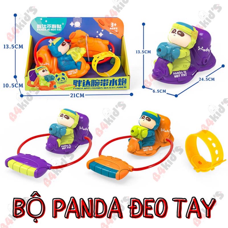 đồ chơi súng nước panda balo súng cá mập cho bé LINLIN KIDS – K07