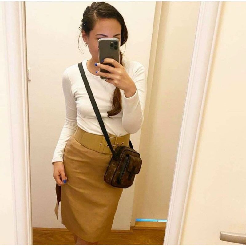 Túi đeo chéo LV bag sz17cm mini dáng unisex(nam&amp;nữ) new