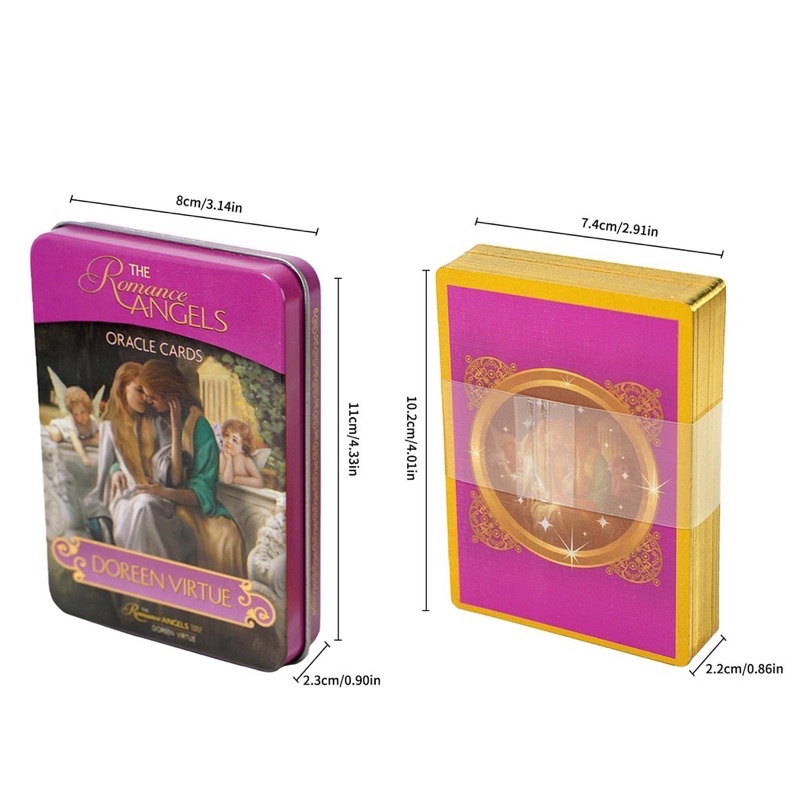 Bài Tarot Oracle có hộp thiếc, Decameron, Manara, Sexual Magic, Romance Angels Oracle