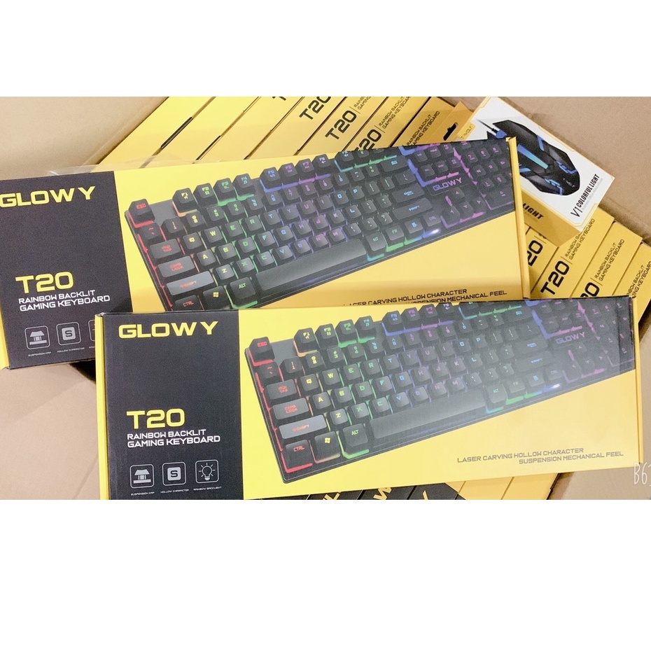 Bàn phím Gloway T20 LED chính hãng - Bảo hành 12 tháng !!!