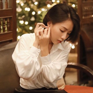 [JODE] Áo sơ mi lụa tay bồng