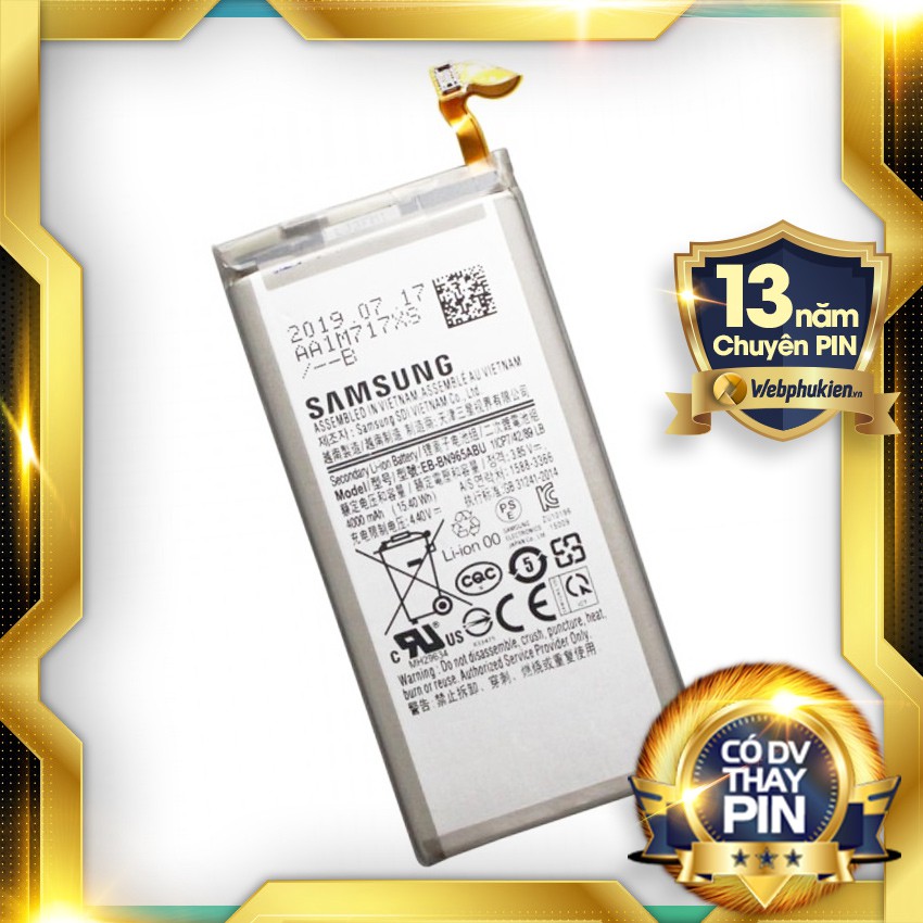 Pin Zin cho Samsung Galaxy Note 9 EB-BN965ABU - 4000mAh