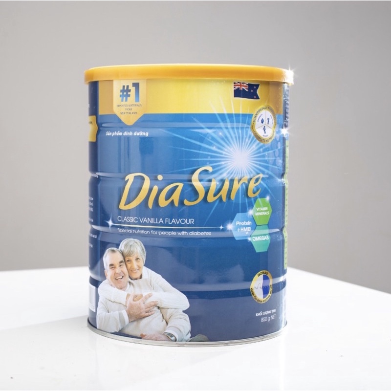 Sữa non Diasure 850g dinh dưỡng dành cho người tiểu đường