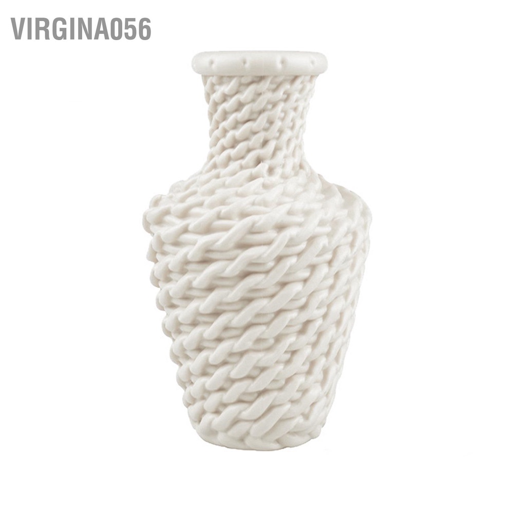 Virgina056 Bình hoa phong cách Bắc Âu Trang trí bằng nhựa Giả mây đựng khô ướt