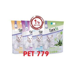 Cát Vệ Sinh Thủy Tinh cho mèo Sanicat 5L
