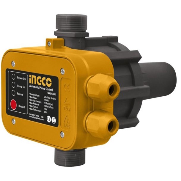 Rờ le tự động cho máy bơm nước cảm biến áp suất INGCO WAPS001 | rơle t
