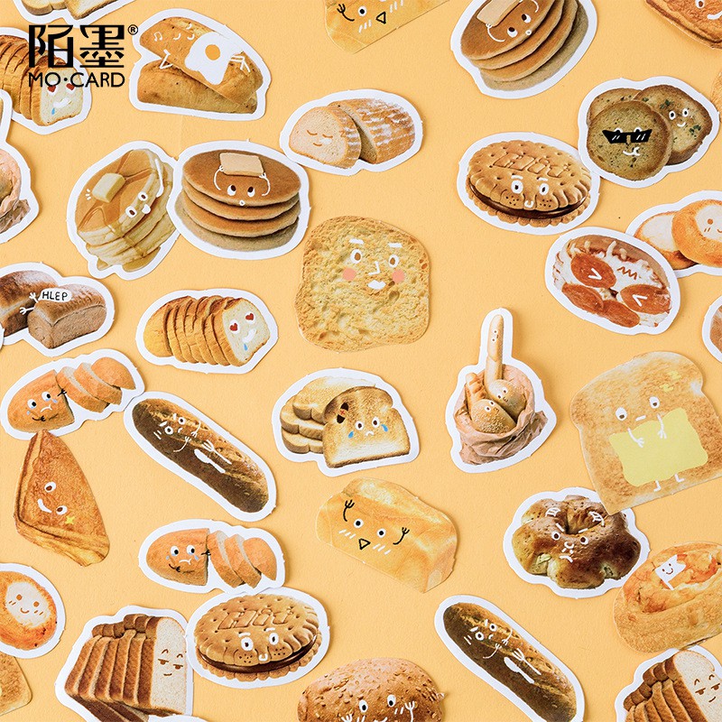 Sticker - Hộp 46 Sticker Trang Trí Chủ Đề Những Chiếc Bánh Đáng Yêu