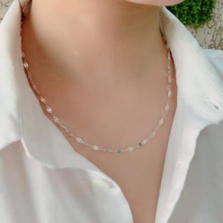 dây chuyền bạc lá me