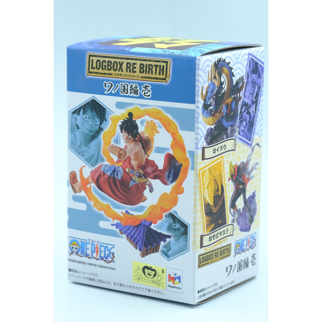 Mô Hình One Piece Logbox Re Birth Chính hãng Mega House bán lẻ 1 hộp ngẫu nhiên 4 loại khác nhau Hàng mới Nguyên Seal