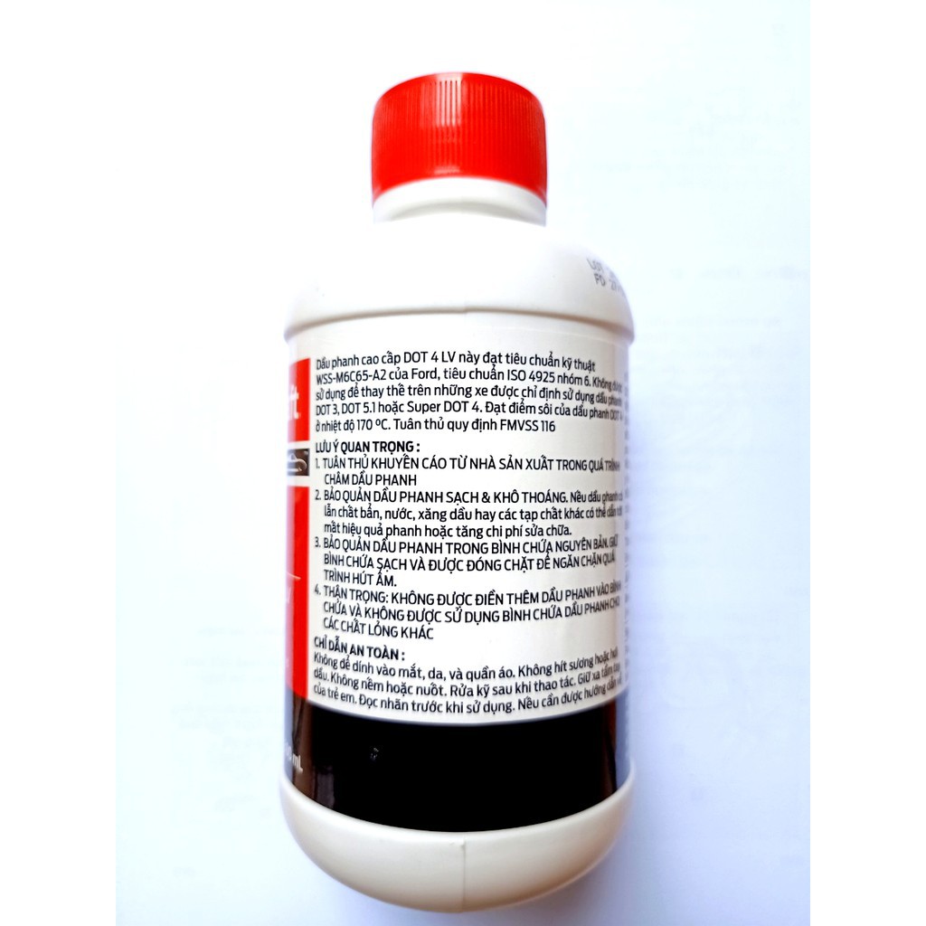 Dầu Phanh/ Thắng Xe FORD DOT 4 (500 ML) - XE HƠI, Ô TÔ, XE TẢI