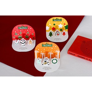 Set 10 thiệp giáng sinh 2 3D