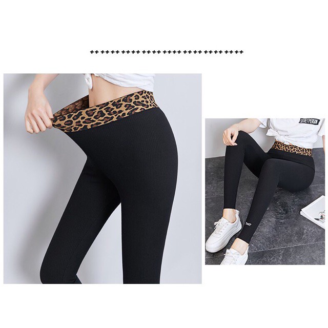 QUẦN LEGGING CẠP BÁO MÀU ĐEN SIÊU ĐẸP HÀNG ĐẸP | BigBuy360 - bigbuy360.vn