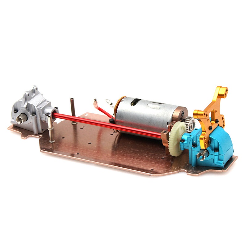 Set 2 Hộp Số Trên Và Dưới Bằng Kim Loại Gợn Sóng Chuyên Dụng Ốp 144001-1254 Cho 1/14 WLtoys 144001 Phụ Tùng Ô Tô RC