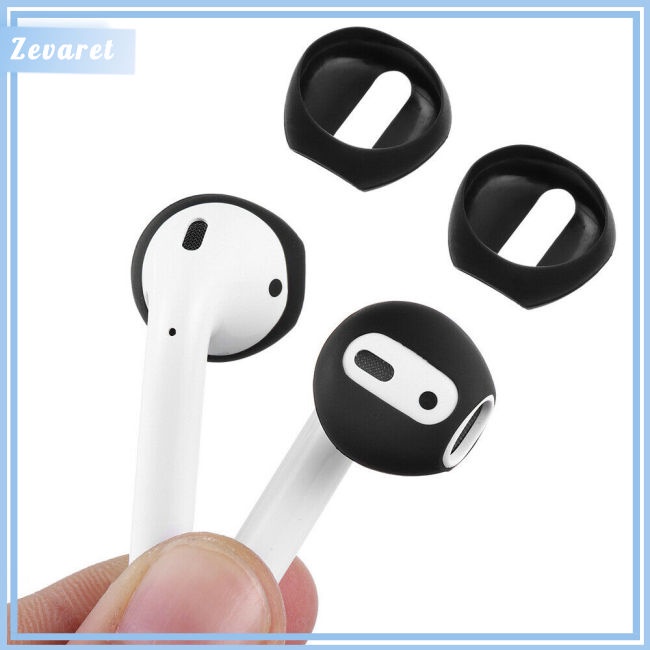 Set 2 Cặp Nút Tai Nghe Bằng Silicon Chống Trượt Dành Cho Tai Nghe Apple AirPods