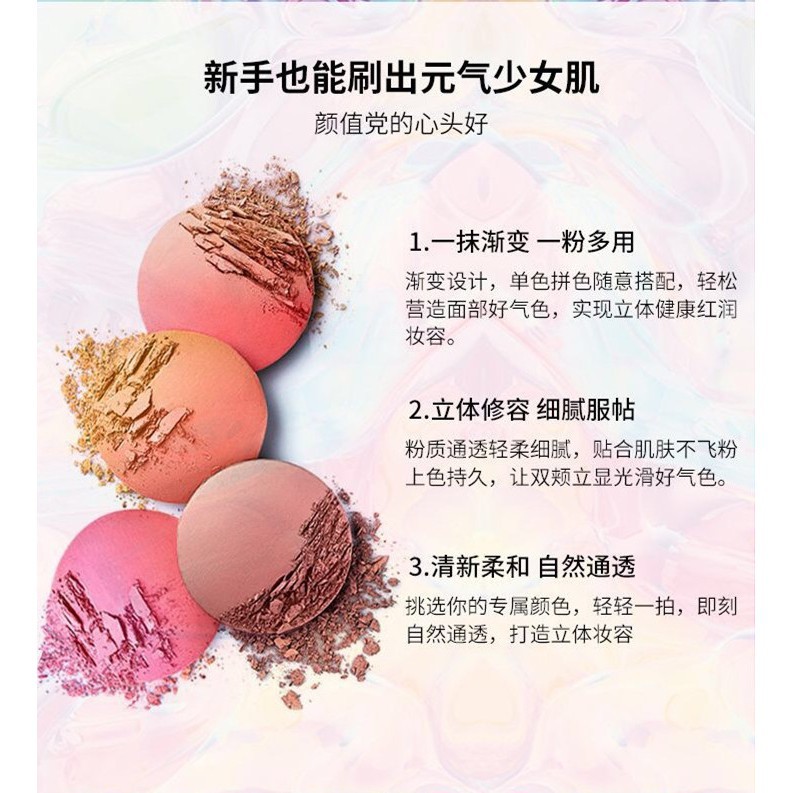 Phấn má hồng màu màu gradient chống nhòe và lâu trôi | BigBuy360 - bigbuy360.vn