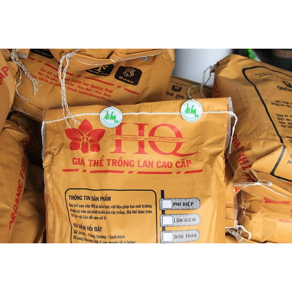 Combo 2 bao Giá thể trồng lan cao cấp HQ (4kg/Bao)